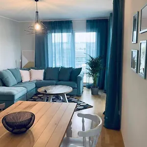 5th Floor Big Balkoon Near Park And Baltic Sea Nice View Privat Parking Place