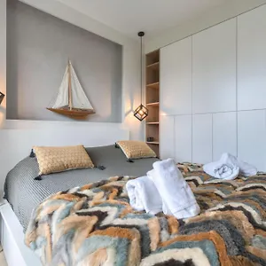 Apartment Waterlane Island - Riverview Pool, Spa, Gym & Parking By Downtown Gdansk
