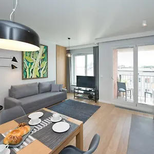 Chic Designer With Original Art And Old Town View * Gdansk