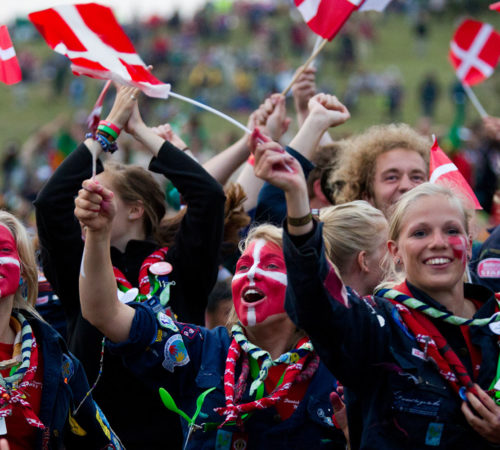 MF110806-E19C6473 Closure show at the World Scout Jamboree with his Majesty the King of Sweden and artists like Kate Ryan, Sanna Nielsen, Europe and Daniel Lemma. Photo: Magnus Frˆderberg/Scouterna